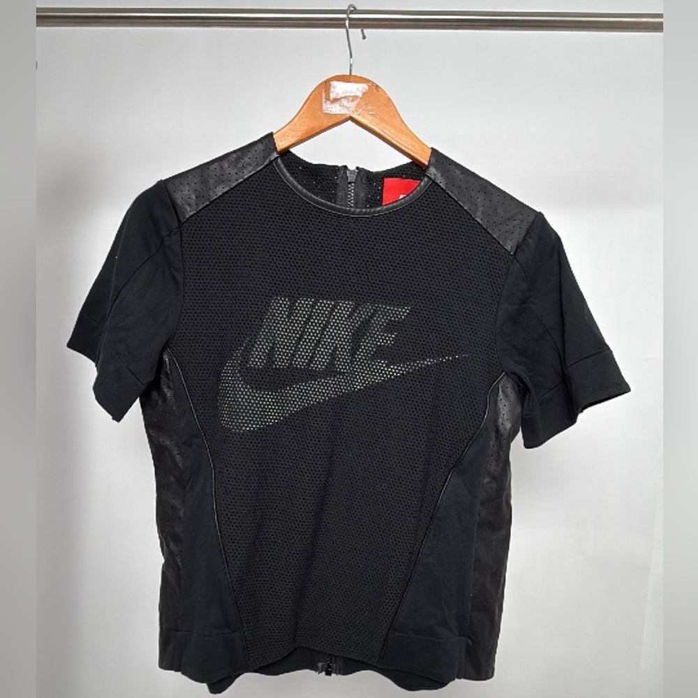 NWT Nike Premium Perforated Leather Trim Mesh Overlay Style - XS